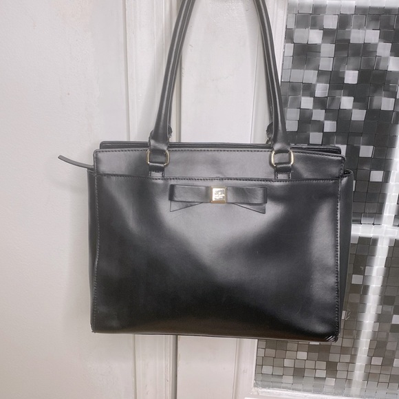 kate spade Handbags - ♠️ Kate spade medium black leather satchel bag ♠️